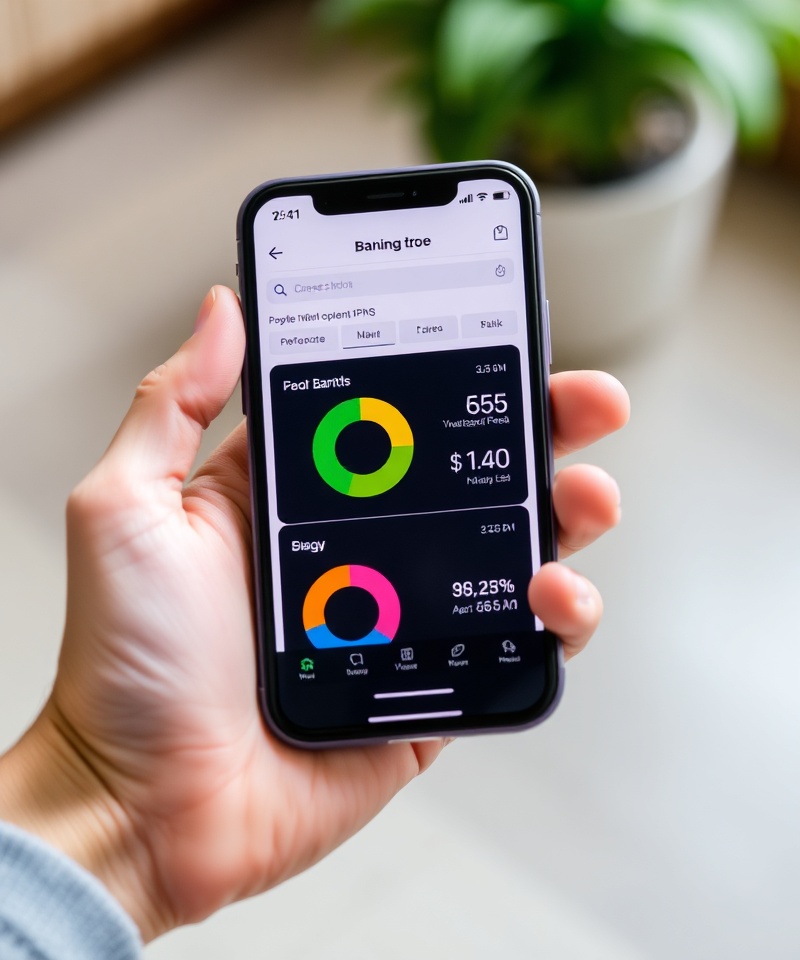 Скриншот старого интерфейса NeoBank с перегруженными графиками